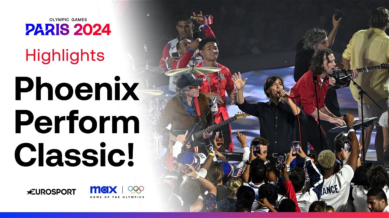 Rock Band Phoenix perform Lisztomania at the Paris Olympics Closing Ceremony 🔥 | #Paris2024
